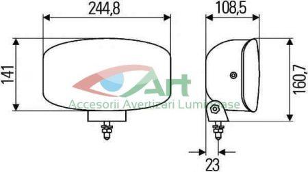 Proiector faza funga cu LED DRL HELLA 1FE 008 773-081 [13]