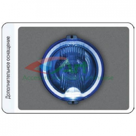 Proiector rotund halogen cu pozitie \"angel eyes\" 12V [2]
