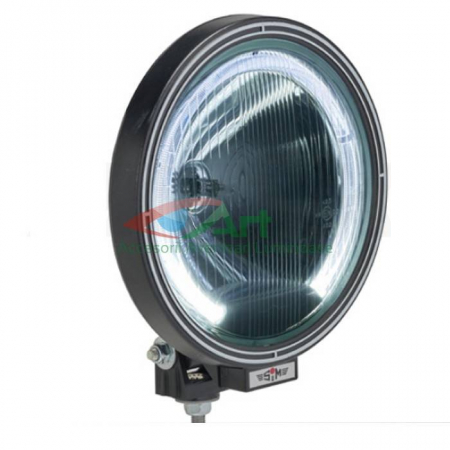 Proiector rotund si pozitie cu angel eyes 24v sticla alba striat FI22 SIM [2]
