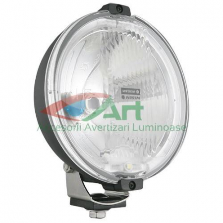 Proiector rotund TIR halogen cu pozitie \"angel eyes\" 24V [15]