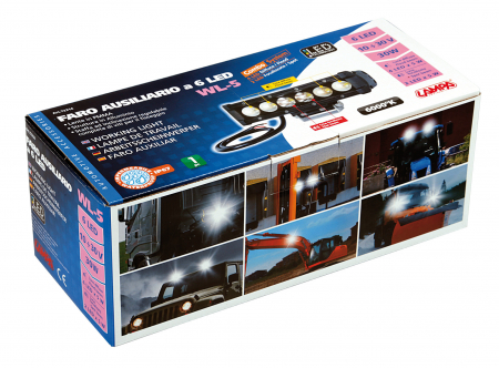 Proiector WL-5 din metal 6LED - 10/30V - Alb [9]