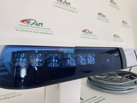 Rampa avertizare LED OPTIMA60-3LM-8ML difuzor incorporat si lumina cautare Politia locala,jandarmerie,ambulanta [4]