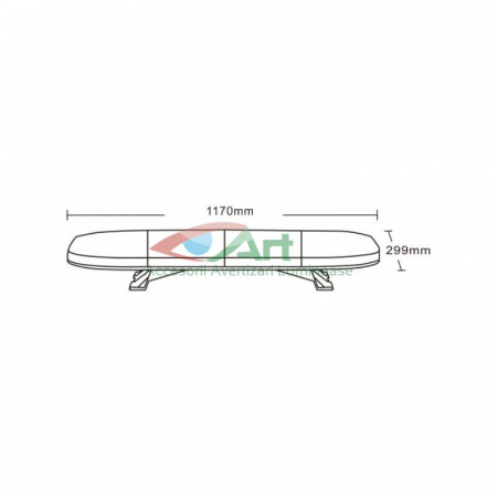 Rampa girofar LED Nevada 120 cm 12/24v [4]