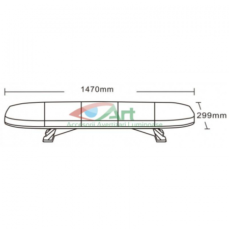 Rampa girofar LED Nevada 150 cm 12/24v [12]