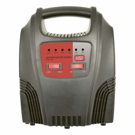 Redresor incarcare acumulator Carpoint 8A - 6/12V [10]