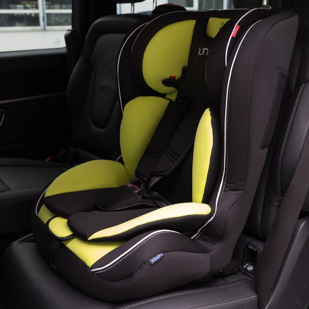 Scaun auto copil 2 in 1 Premium Plus 802 Isofix ECE R44/04, 9-36 kg - Negru/Verde [11]