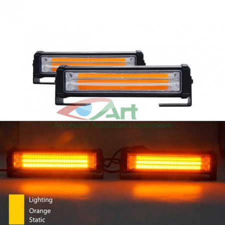 Electrice Auto - Set 2 buc stroboscoape COB 12/24v VorteX