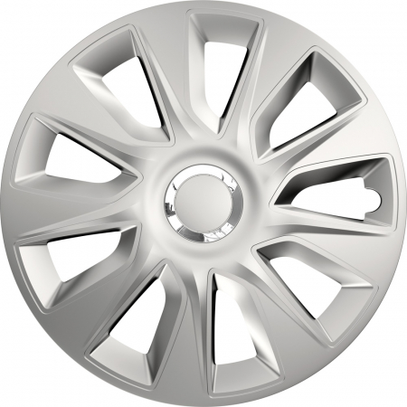 Capace Roti - Set capace roti auto Cridem Stratos RC 4buc - Argintiu/Crom - 17''