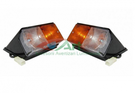 Electrice Auto - Set lampi fata stânga și dreapta cu semnalizare, pentru tractor, excavator