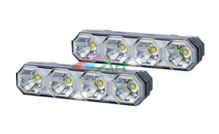 Set Proiectoare/Lumini de zi tip DRL LDR2106 [6]