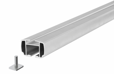 Set suporti portbagaj complet Helio Rail (Yuro) din aluminiu, montaj pe bare longitudinale 2buc - S - Evos RA [18]
