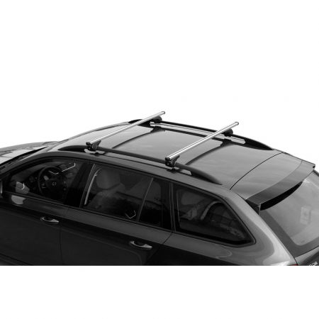 Set suporti portbagaj complet Helio Rail (Yuro) din aluminiu, montaj pe bare longitudinale 2buc - S - Evos RA [9]