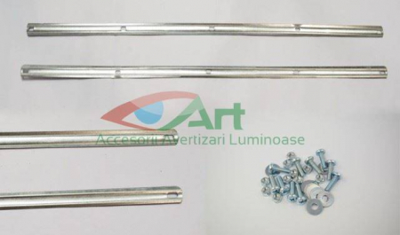 Proiectoare si leduri - Sina prindere fusta spate camion