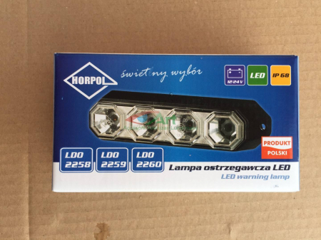 Stroboscop profesional 4LED-uri HorPol Polonia 12v-24v LDO2258 [10]