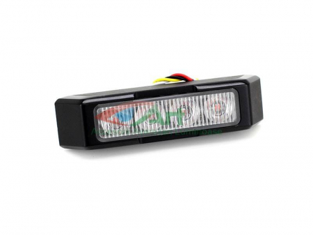 Electrice Auto - Stroboscop profesional 4LED-uri T4 Albastru Grila Politie SRI