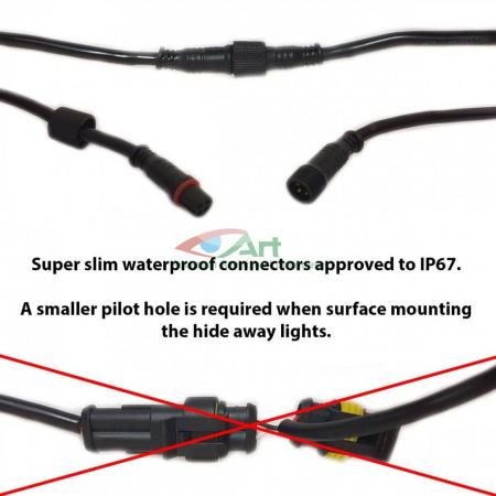 Stroboscop profesional Crystal 8LED Hide Away 32w/modul (set 2buc) [15]