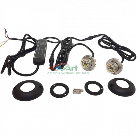 Electrice Auto - Stroboscop profesional Crystal 8LED Hide Away 32w/modul (set 2buc)