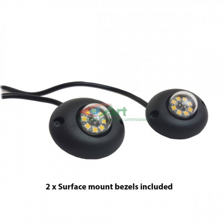 Stroboscop profesional Crystal 8LED Hide Away 32w/modul (set 2buc) [17]