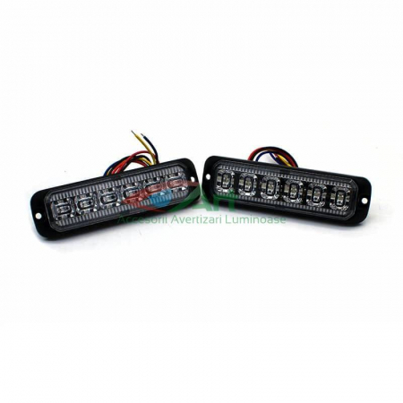 Electrice Auto - Stroboscop profesional LED DuaLColor CT6 12v-24v Galben/Alb