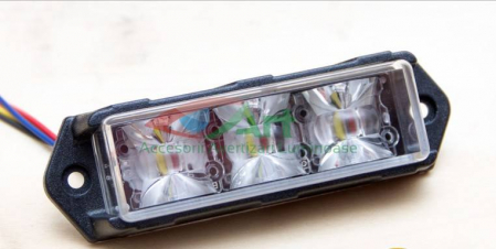 Electrice Auto - Stroboscop profesional LED DuaLColor X3 12v-24v Rosu/Albastru