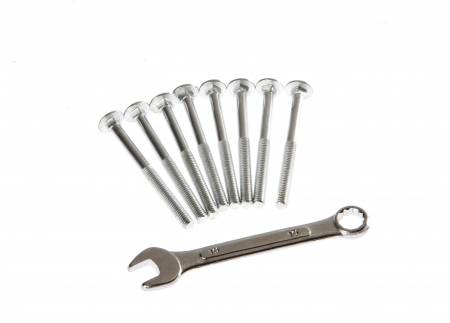 Set suporti portbagaj complet Club din otel, montaj pe bare longitudinale 2buc - S - 110cm [3]