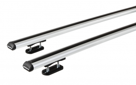 Set suporti portbagaj complet Kuma din aluminiu, montaj pe bare longitudinale 2buc - L - 129cm [1]