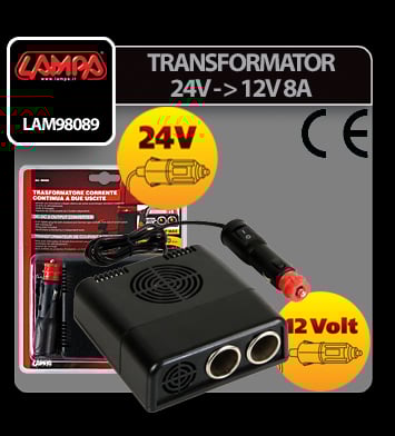 Transformator curent de la 24V la 12V 8A [3]