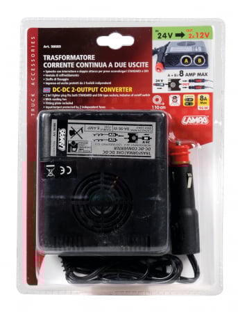 Transformator curent de la 24V la 12V 8A [6]