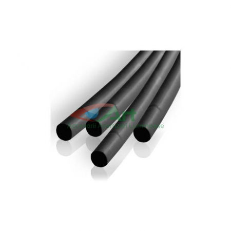 Tub termocontractant negru 2,5mm x100cm 10buc/set [6]