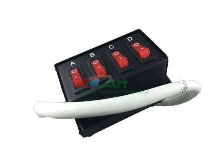Unitate control 12v-24v 4 butoane [1]