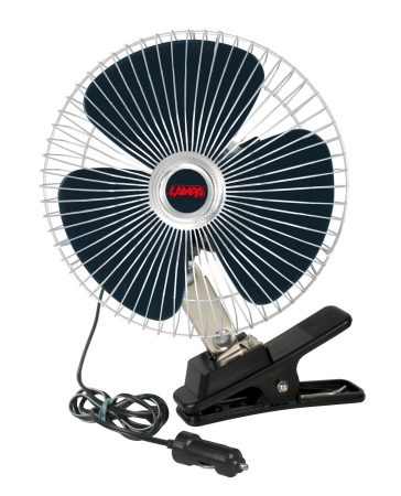Ventilator oscilant Chrome - Fan Ø 8” din metal 24V [8]