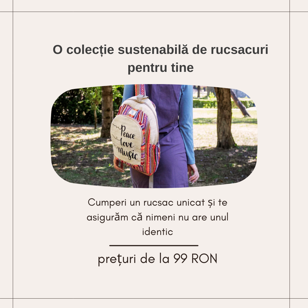 Rucsacuri din Cânepă și Bumbac – Unicitate și Sustenabilitate