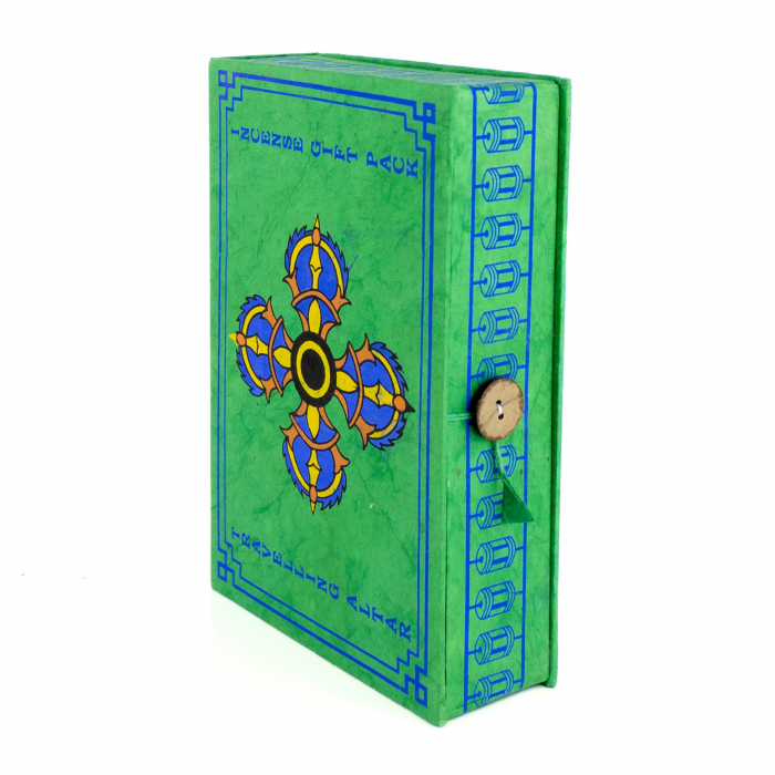Set Altar Portabil cu Accesorii pentru Fumigatie, Statuie Buddha si Steaguri de Rugaciune - Model 1 [2]