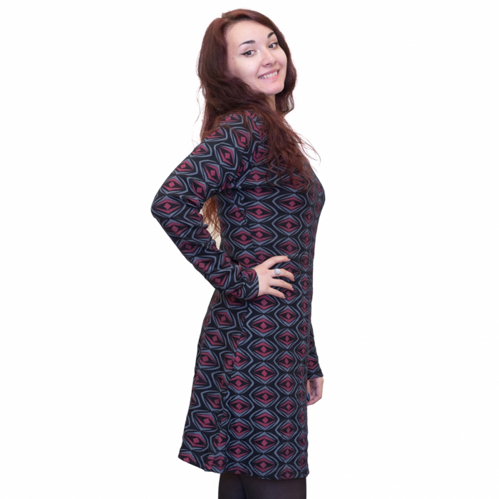 Rochie din bumbac cu print all over [2]