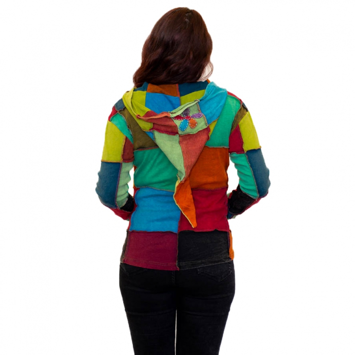 Hanorac din bumbac patch-uri - COLORATE [2]