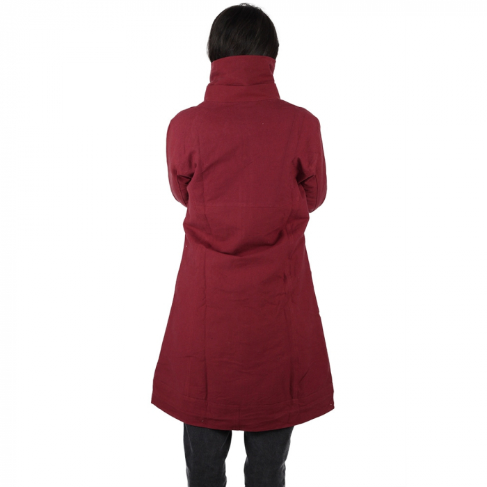 Jacheta din bumbac - BORDO [4]