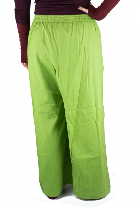 Pantaloni tip fusta din bumbac - Verde [6]
