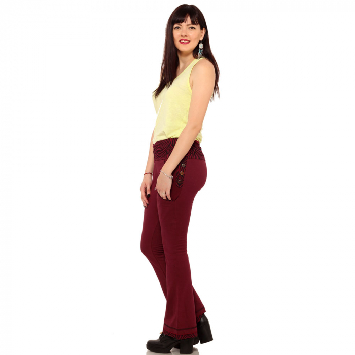 Pantaloni burgundy - Spirals [4]