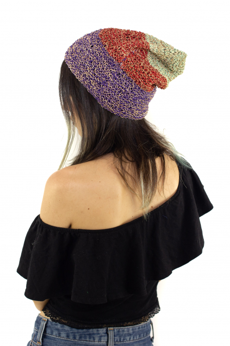 Beanie din canepa in trei culori - Model 4 [2]