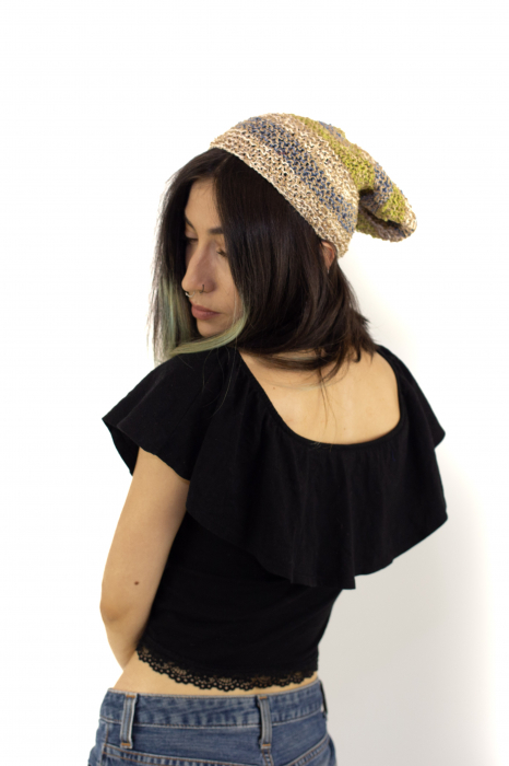 Beanie din canepa in trei culori - Model 6 [2]