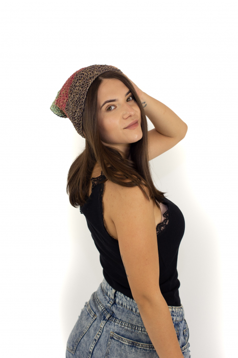 Beanie din canepa in trei culori - Model 8 [2]