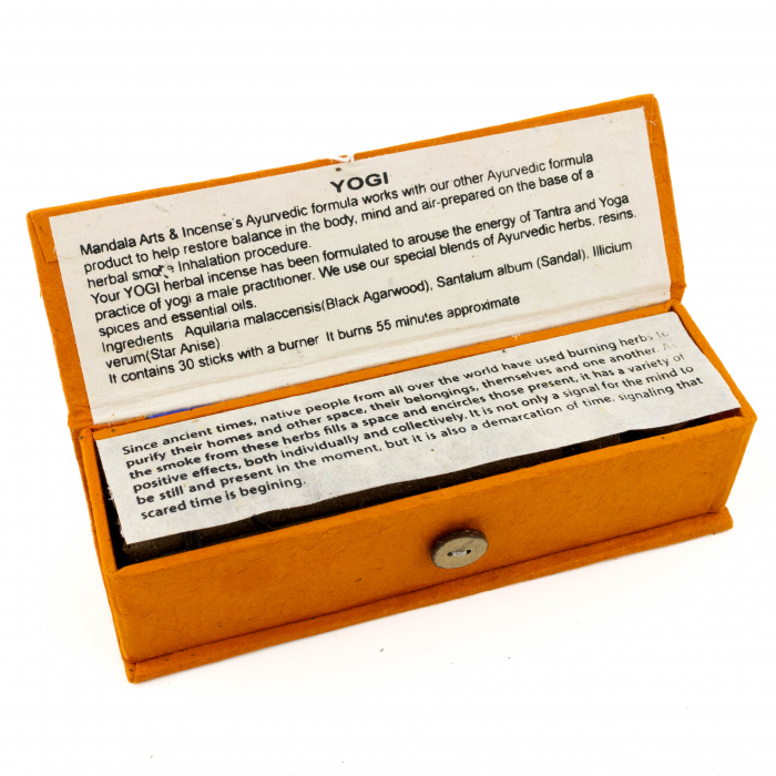 Betisoare Parfumate (30buc.) Premium - Yogi Incense - Smoke Therapy Incense [3]