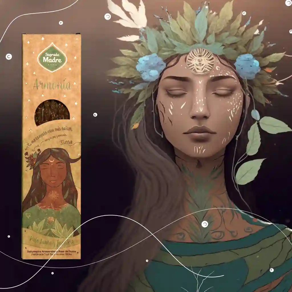 Bețișoare Parfumate Luxury Sagrada Madre Colecția 5 Elementos – Tierra (Palo Santo and Ginger) – Armonia (Harmony) [9]