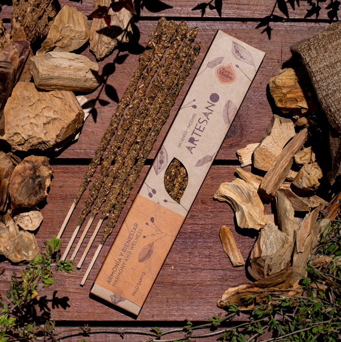 Bețișoare Parfumate Luxury Sagrada Madre Colecția Artesano - Palo Santo (Harmony and Wellness) [4]