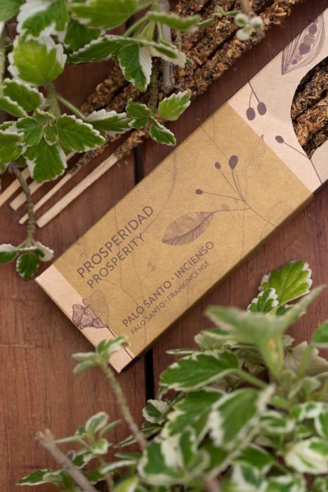 Bețișoare Parfumate Luxury Sagrada Madre Colecția Artesano - Palo Santo y Incenso (Prosperity) [4]