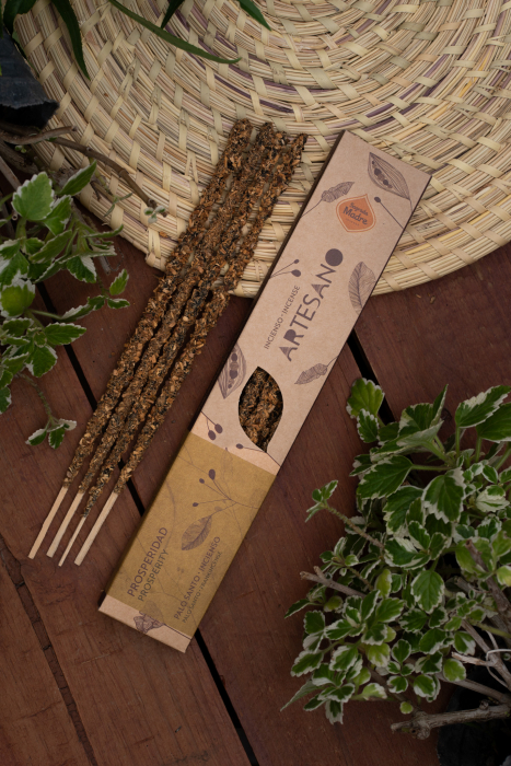 Bețișoare Parfumate Luxury Sagrada Madre Colecția Artesano - Palo Santo y Incenso (Prosperity) [2]
