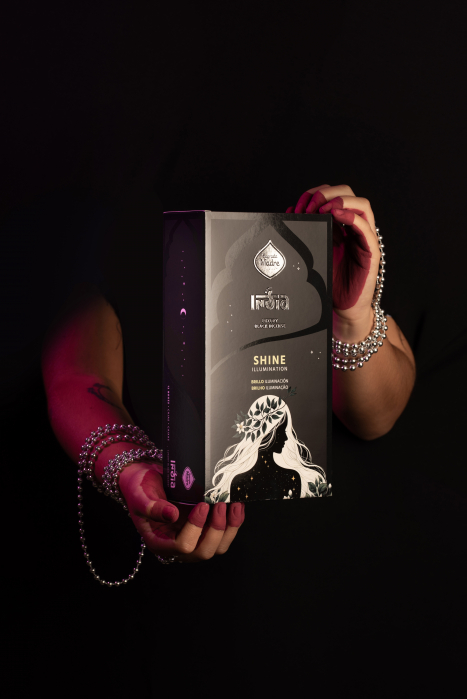 Bețișoare Parfumate Luxury Sagrada Madre Colecția India Black  - Brillo (Iluminare Spirituală) [3]