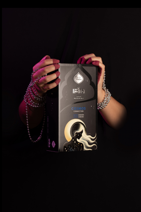 Bețișoare Parfumate Luxury Sagrada Madre Colecția India Black  - Cosmos (Conexiune Spirituală) [3]