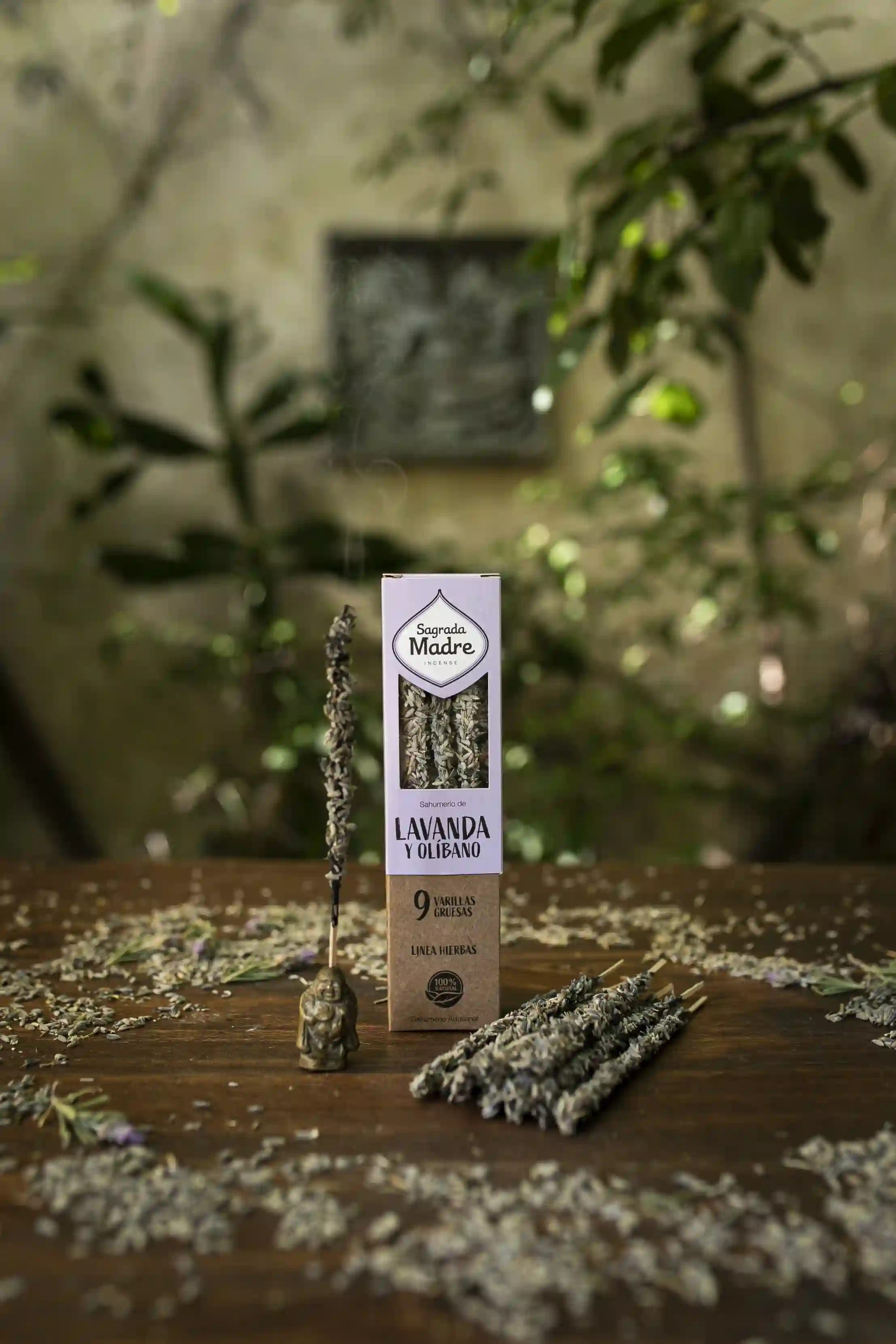 Bețișoare Parfumate Luxury Sagrada Madre Colecția Linea Hierbas – Lavender Flowers and Olibanum [3]