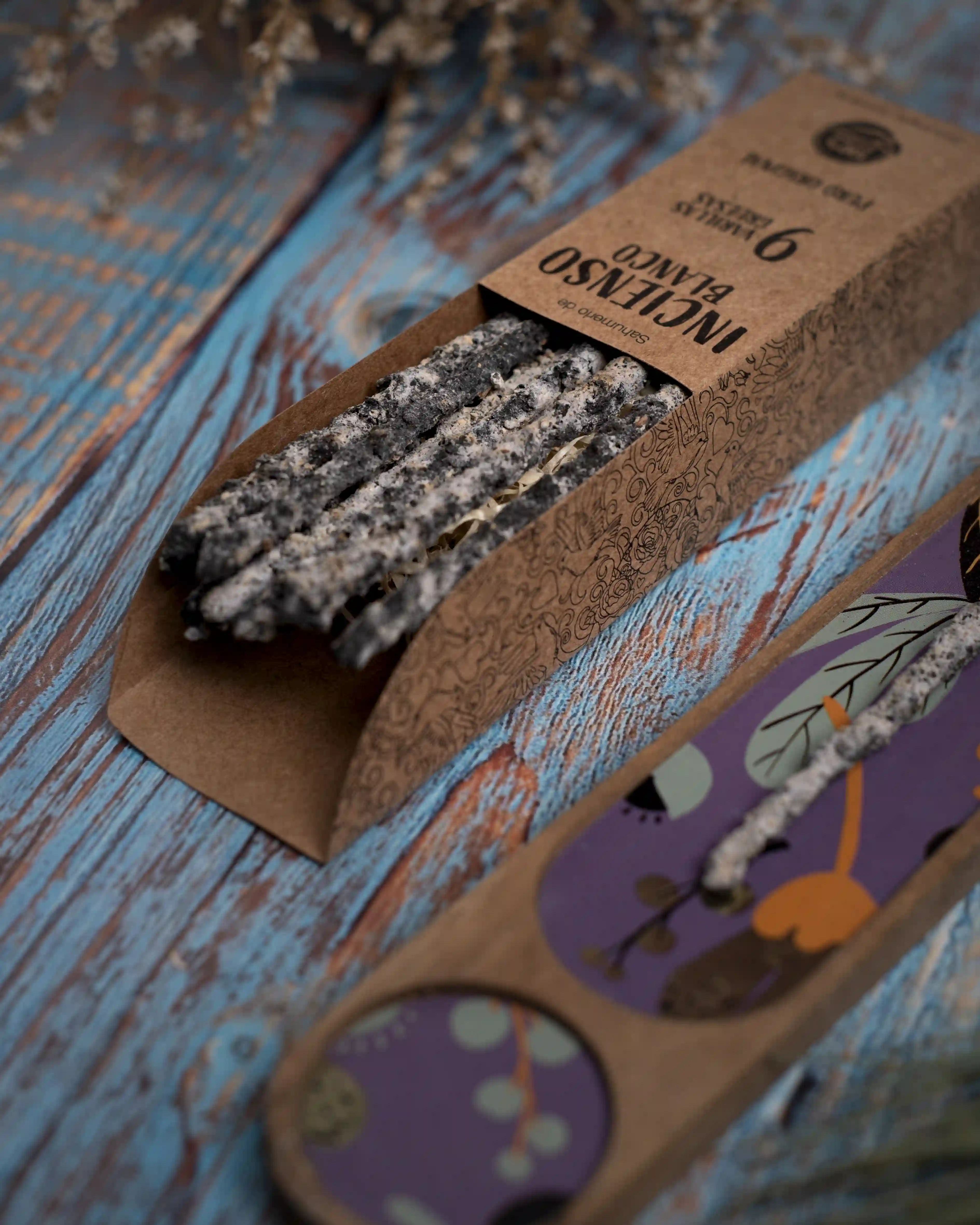 Bețișoare Parfumate Luxury Sagrada Madre Colecția Linea Hierbas – Incenso Blanco (White Frankincense) [3]